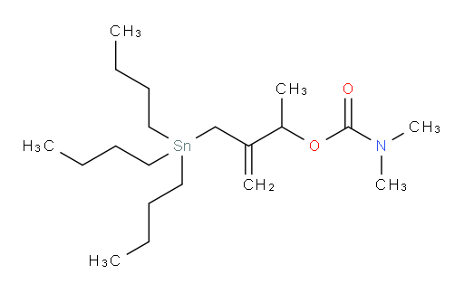 3-((tributylstannyl)methyl)but-3-en-2-yl dimethylcarbamate