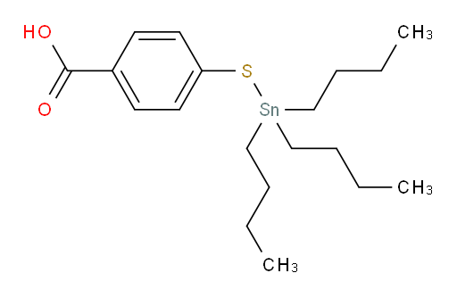 4-((tributylstannyl)thio)benzoic acid