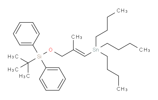 (E)-tert-butyl((2-methyl-3-(tributylstannyl)allyl)oxy)diphenylsilane