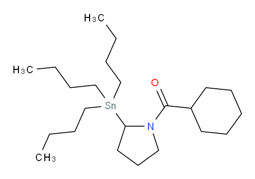 cyclohexyl(2-(tributylstannyl)pyrrolidin-1-yl)methanone
