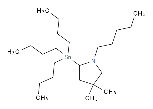 4,4-二甲基-1-戊基-2-(三丁基锡基)吡咯烷