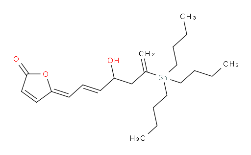 (Z)-5-((E)-4-羟基-6-(三丁基锡基)庚-2,6-二烯-1-亚基)呋喃-2(5H)-酮
