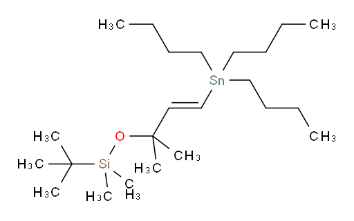 (E)-tert-butyldimethyl((2-methyl-4-(tributylstannyl)but-3-en-2-yl)oxy)silane