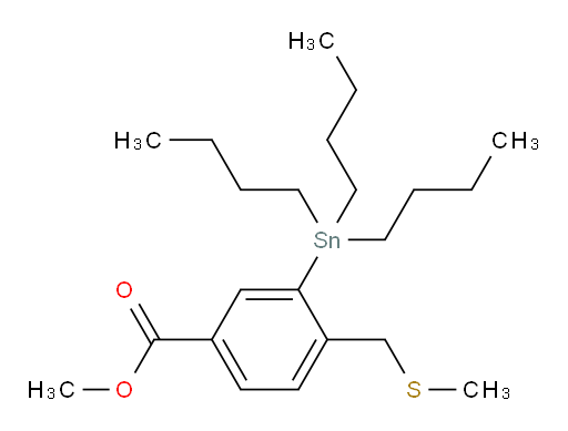 methyl 4-((methylthio)methyl)-3-(tributylstannyl)benzoate