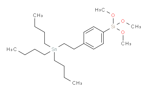 trimethoxy(4-(2-(tributylstannyl)ethyl)phenyl)silane