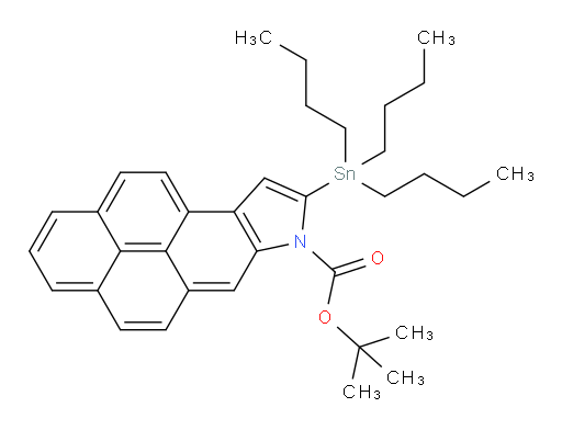 tert-butyl 8-(tributylstannyl)-7H-phenaleno[1,9-ef]indole-7-carboxylate