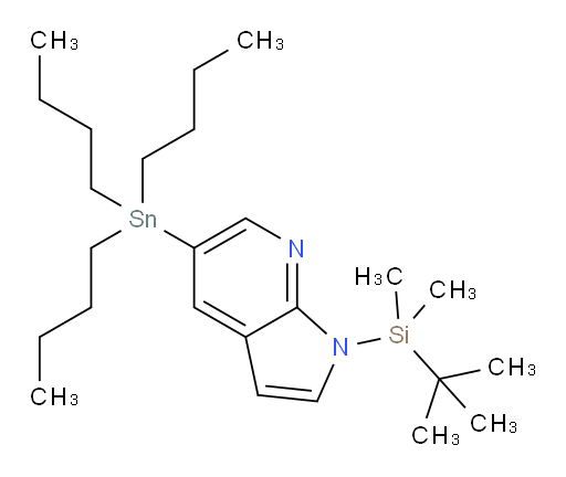 1-(叔丁基二甲基硅烷基)-5-(三丁基锡基)-1H-吡咯并[2,3-b]吡啶