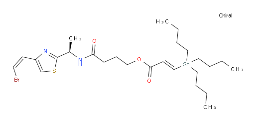 (E)-4-(((R)-1-(4-((Z)-2-bromovinyl)thiazol-2-yl)ethyl)amino)-4-oxobutyl 3-(tributylstannyl)acrylate