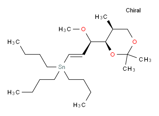 tributyl((R,E)-3-methoxy-3-((4R,5S)-2,2,5-trimethyl-1,3-dioxan-4-yl)prop-1-en-1-yl)stannane