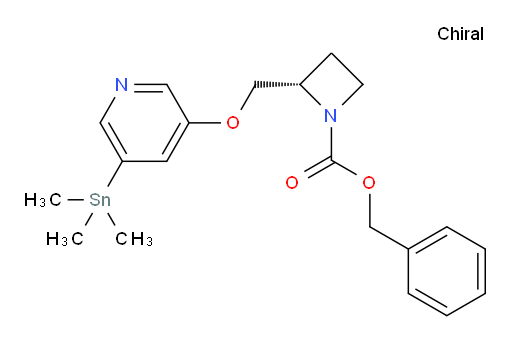 (S)-benzyl 2-(((5-(trimethylstannyl)pyridin-3-yl)oxy)methyl)azetidine-1-carboxylate