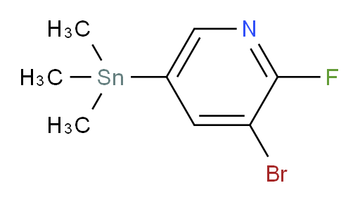 3-溴-2-氟-5-(三甲基锡基)吡啶