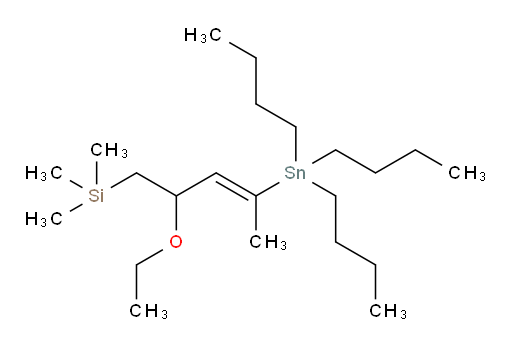 (E)-(2-乙氧基-4-(三丁基锡基)戊-3-烯-1-基)三甲基硅烷
