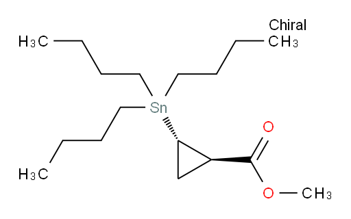 (1R,2S)-methyl 2-(tributylstannyl)cyclopropanecarboxylate