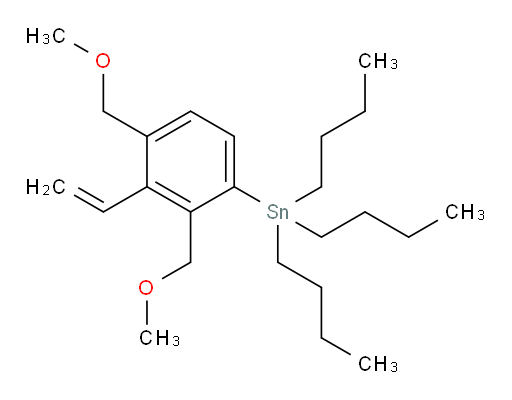 (2,4-双(甲氧基甲基)-3-乙烯基苯基)三丁基锡烷