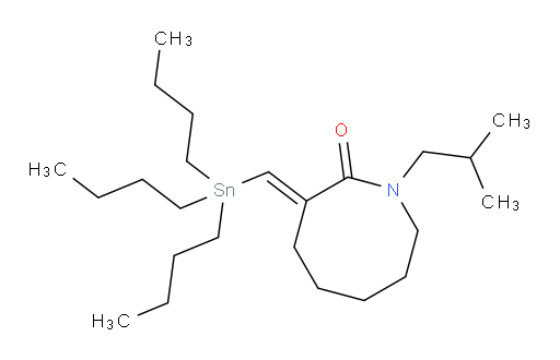 (E)-1-异丁基-3-((三丁基锡基)亚甲基)氮杂环辛烷-2-酮