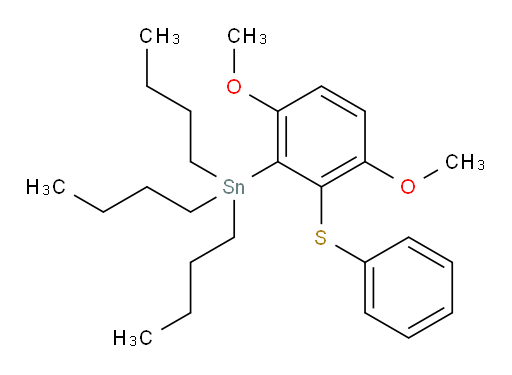 tributyl(3,6-dimethoxy-2-(phenylthio)phenyl)stannane