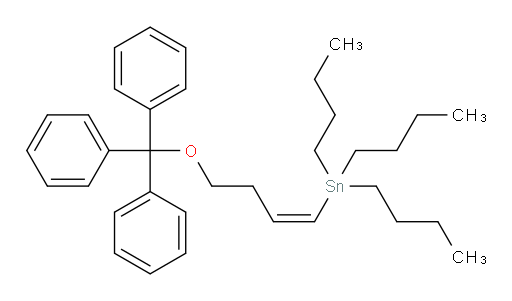 (Z)-三丁基(4-(三苯甲氧基)丁-1-烯-1-基)锡烷
