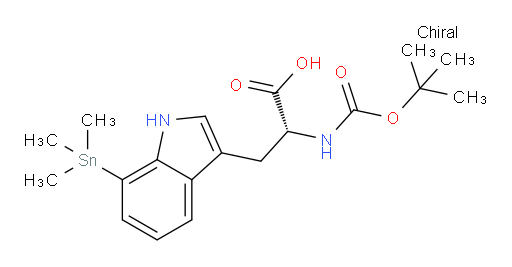 (R)-2-(BOC-氨基)-3-(7-(三甲基锡基)-1H-吲哚-3-基)丙酸