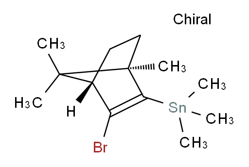((1R,4S)-3-bromo-1,7,7-trimethylbicyclo[2.2.1]hept-2-en-2-yl)trimethylstannane