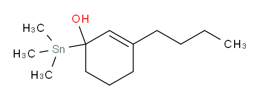 3-butyl-1-(trimethylstannyl)cyclohex-2-enol