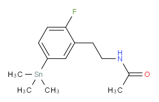 N-(2-fluoro-5-(trimethylstannyl)phenethyl)acetamide