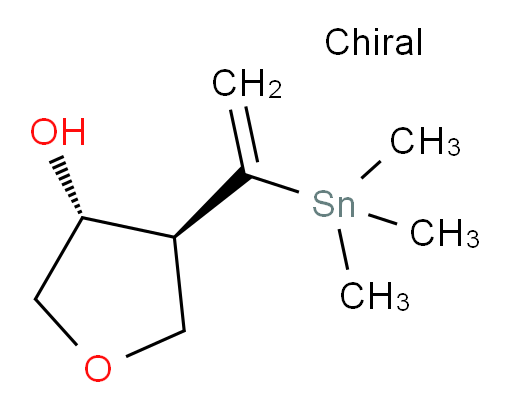 (3R,4S)-4-(1-(trimethylstannyl)vinyl)tetrahydrofuran-3-ol