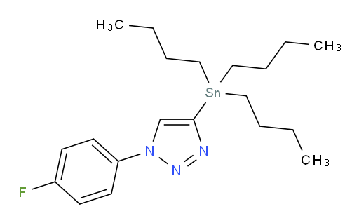 1-(4-fluorophenyl)-4-(tributylstannyl)-1H-1,2,3-triazole