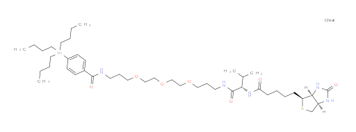 N-((S)-16-isopropyl-15,18-dioxo-22-((3aS,4S,6aR)-2-oxohexahydro-1H-thieno[3,4-d]imidazol-4-yl)-4,7,10-trioxa-14,17-diazadocosyl)-4-(tributylstannyl)benzamide