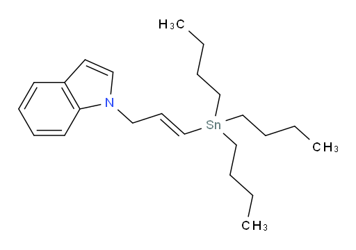 (E)-1-(3-(tributylstannyl)allyl)-1H-indole