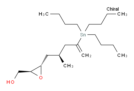 ((2S,3S)-3-((S)-2-methyl-4-(tributylstannyl)pent-4-en-1-yl)oxiran-2-yl)methanol