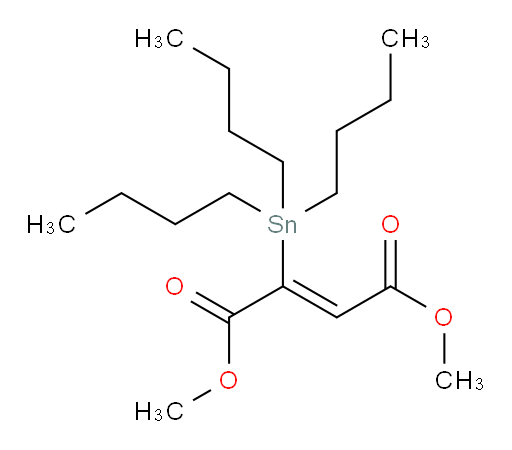dimethyl 2-(tributylstannyl)fumarate