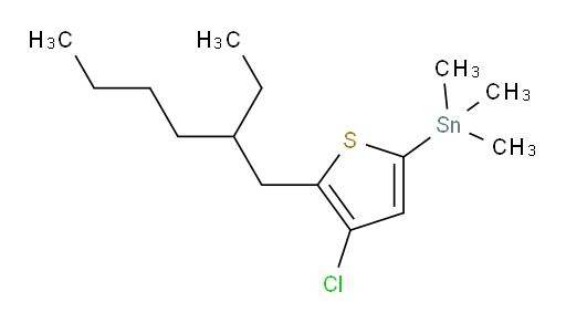 (4-chloro-5-(2-ethylhexyl)thiophen-2-yl)trimethylstannane