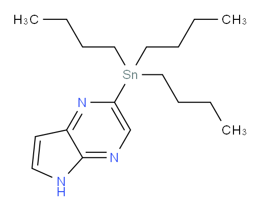 2-(tributylstannyl)-5H-pyrrolo[2,3-b]pyrazine