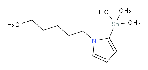 1-hexyl-2-(trimethylstannyl)-1H-pyrrole
