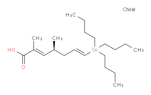 (S,2E,6E)-2,4-dimethyl-7-(tributylstannyl)hepta-2,6-dienoic acid