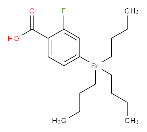 2-fluoro-4-(tributylstannyl)benzoic acid