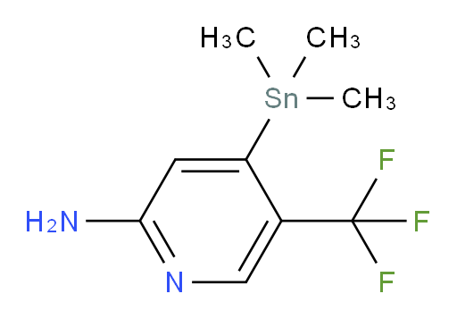 5-(trifluoromethyl)-4-(trimethylstannyl)pyridin-2-amine