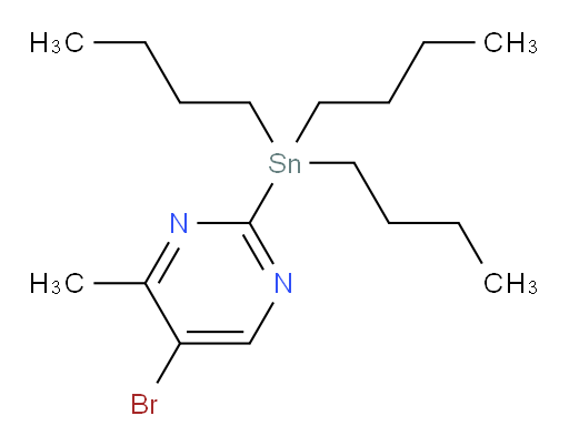 5-bromo-4-methyl-2-(tributylstannyl)pyrimidine