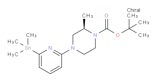(R)-tert-butyl 2-methyl-4-(6-(trimethylstannyl)pyridin-2-yl)piperazine-1-carboxylate