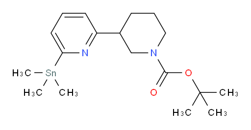 tert-butyl 3-(6-(trimethylstannyl)pyridin-2-yl)piperidine-1-carboxylate