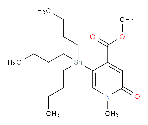 methyl 1-methyl-2-oxo-5-(tributylstannyl)-1,2-dihydropyridine-4-carboxylate