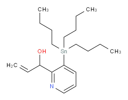 1-(3-(tributylstannyl)pyridin-2-yl)prop-2-en-1-ol
