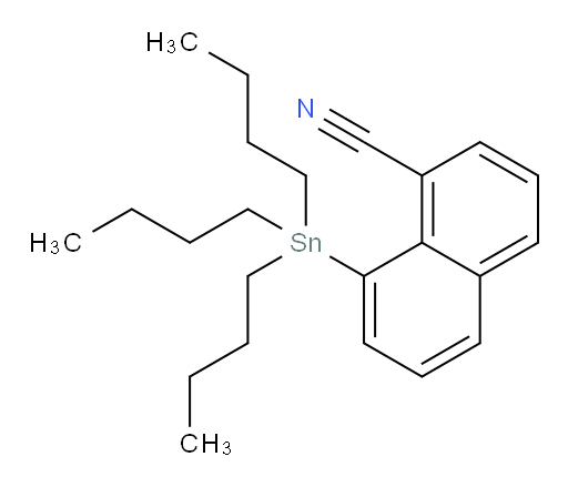 8-(tributylstannyl)-1-naphthonitrile