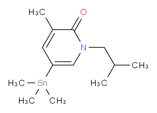 1-isobutyl-3-methyl-5-(trimethylstannyl)pyridin-2(1H)-one
