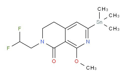 2-(2,2-difluoroethyl)-8-methoxy-6-(trimethylstannyl)-3,4-dihydro-2,7-naphthyridin-1(2H)-one
