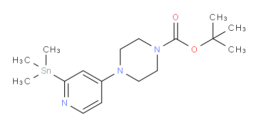 tert-butyl 4-(2-(trimethylstannyl)pyridin-4-yl)piperazine-1-carboxylate