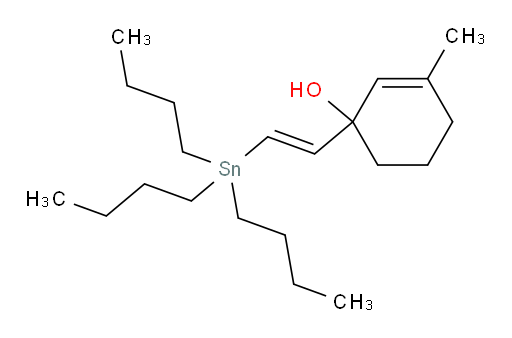 (E)-3-methyl-1-(2-(tributylstannyl)vinyl)cyclohex-2-enol