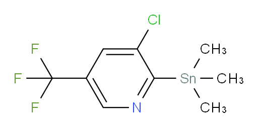 3-chloro-5-(trifluoromethyl)-2-(trimethylstannyl)pyridine