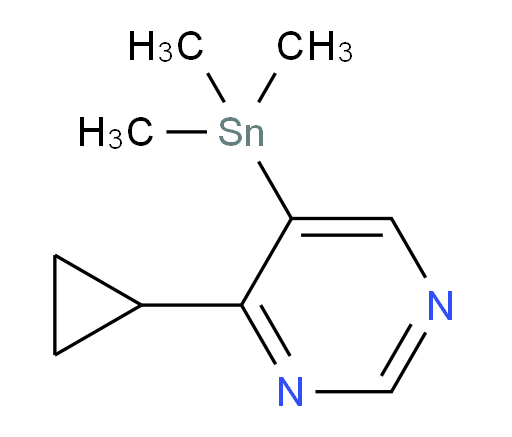 4-cyclopropyl-5-(trimethylstannyl)pyrimidine