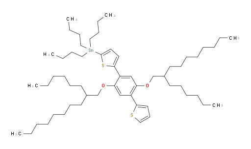 (5-(2,5-bis((2-hexyldecyl)oxy)-4-(thiophen-2-yl)phenyl)thiophen-2-yl)tributylstannane